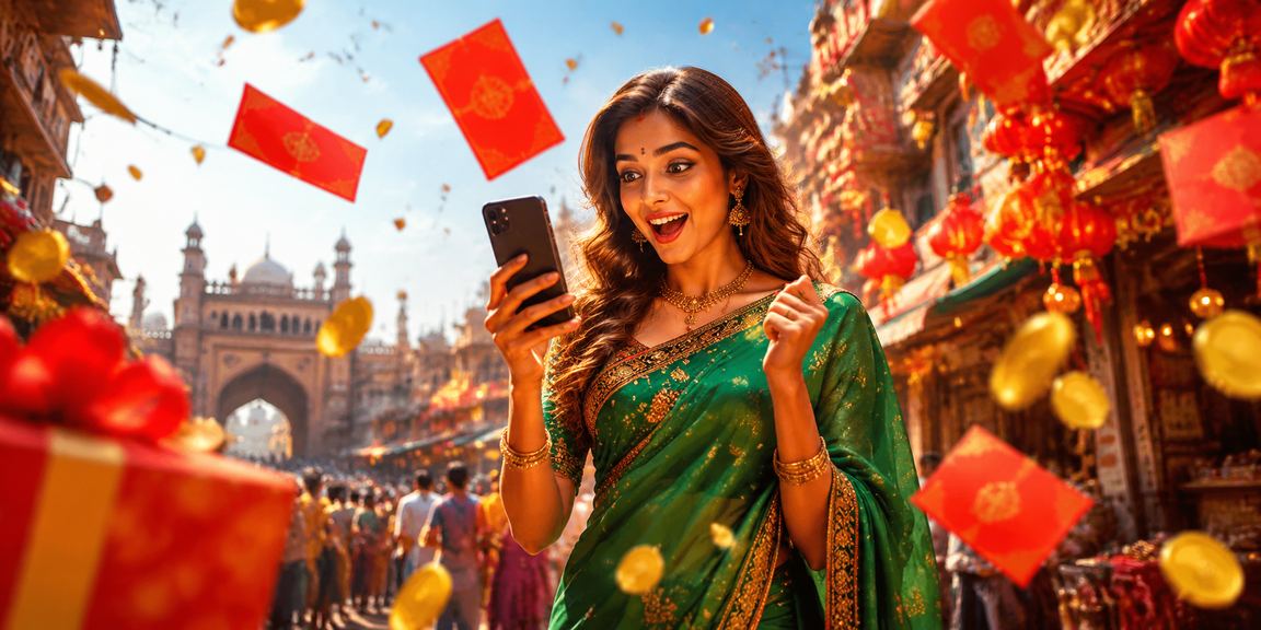Indian festive scene symbolizing secure, trusted online transactions