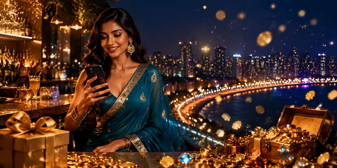 Mobile casino gaming in Mumbai area with lively street